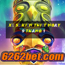 xổ số kiến thiết ngày 9 tháng 1