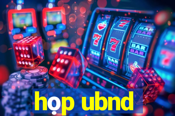 họp ubnd