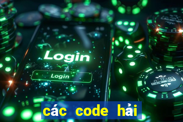 các code hải tặc đại chiến