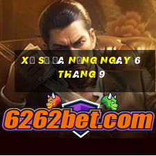 xổ số đà nẵng ngày 6 tháng 9