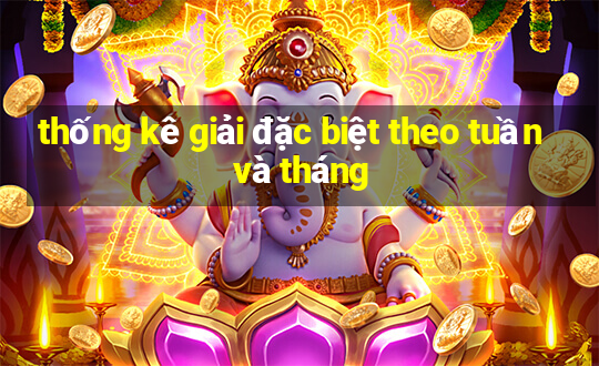 thống kê giải đặc biệt theo tuần và tháng