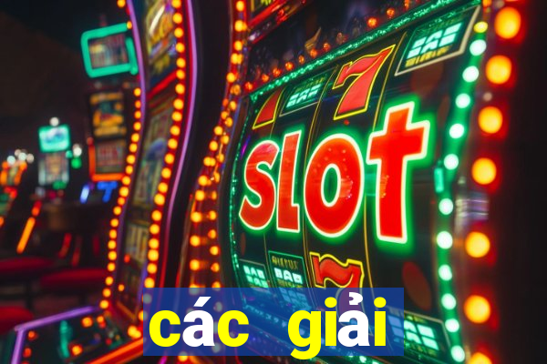 các giải thưởng của vé số