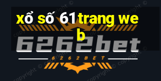 xổ số 61 trang web