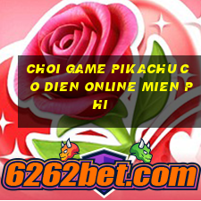 choi game pikachu co dien online mien phi