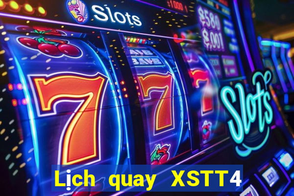 Lịch quay XSTT4 ngày 28