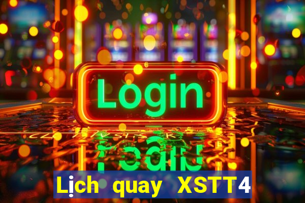 Lịch quay XSTT4 ngày 28