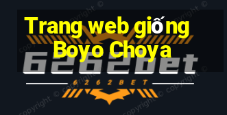 Trang web giống Boyo Choya