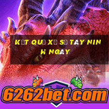 kết quả xổ số tây ninh ngày