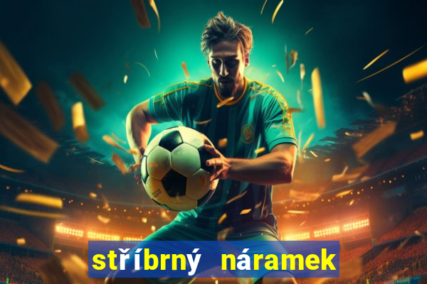 stříbrný náramek na nohu