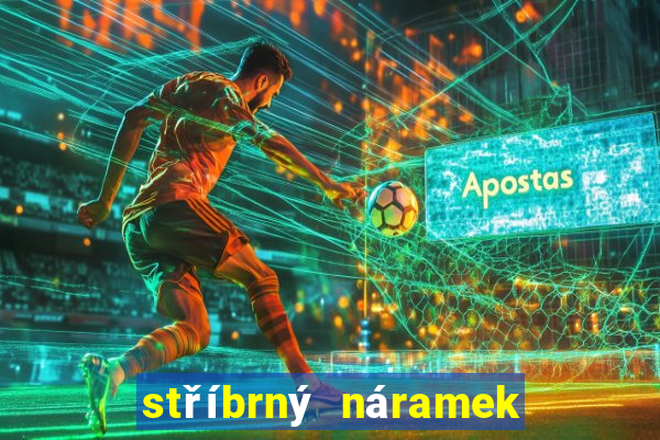 stříbrný náramek na nohu