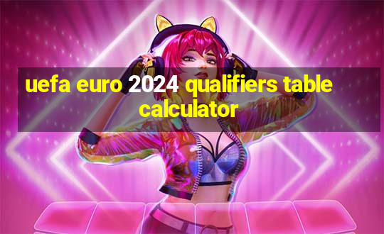 uefa euro 2024 qualifiers table calculator