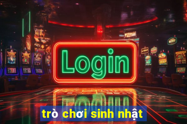 trò chơi sinh nhật