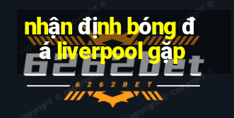 nhận định bóng đá liverpool gặp