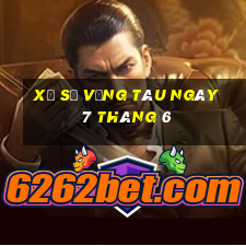 xổ số vũng tàu ngày 7 tháng 6