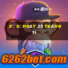 xổ số ngày 25 tháng 11