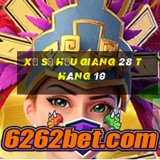 xổ số hậu giang 28 tháng 10