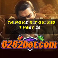 THỐNG KÊ KẾT QUẢ XSDT ngày 26