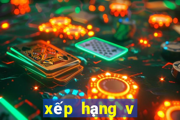 xếp hạng v league 2024