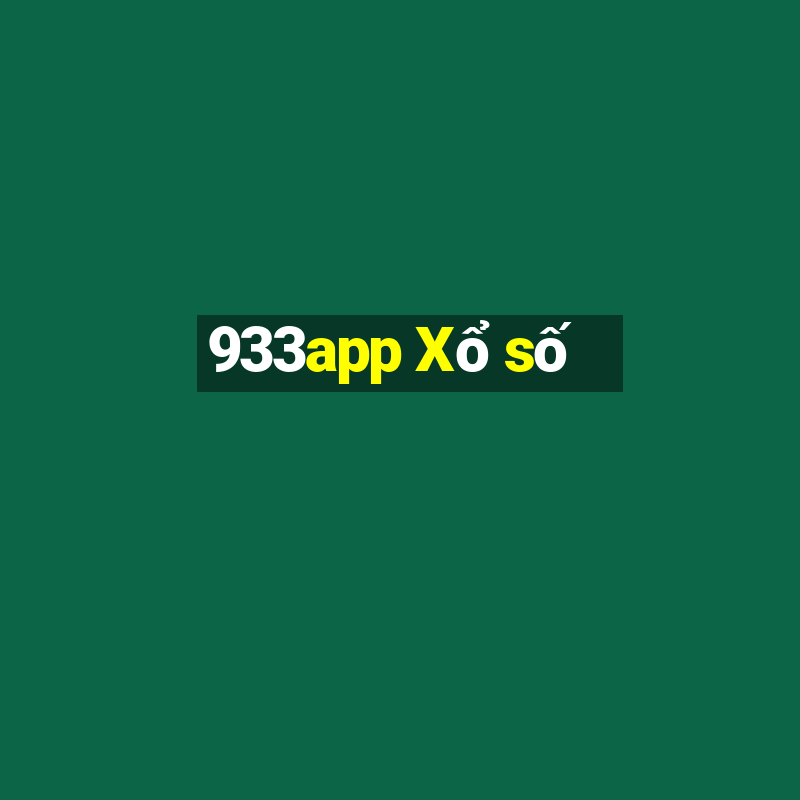 933app Xổ số