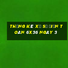 Thống kê Xổ Số điện toán 6x36 ngày 3