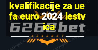 kvalifikacije za uefa euro 2024 lestvica