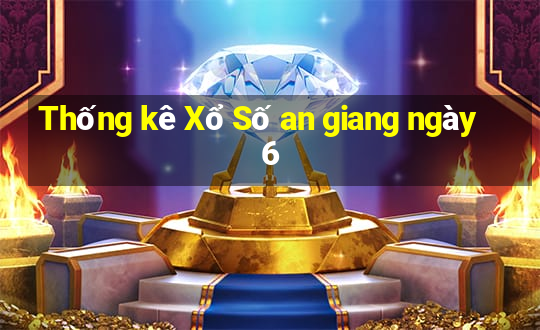 Thống kê Xổ Số an giang ngày 6