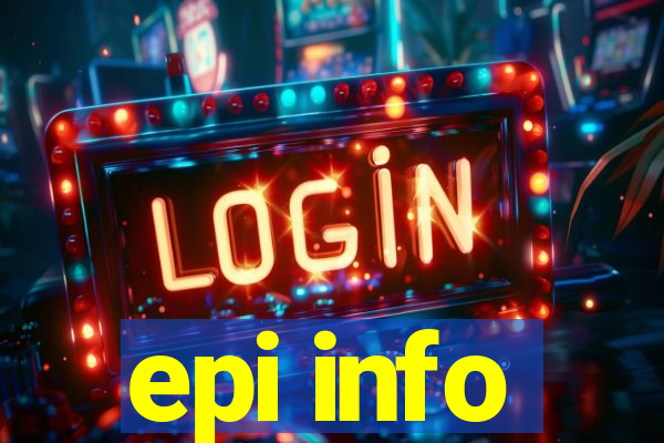 epi info