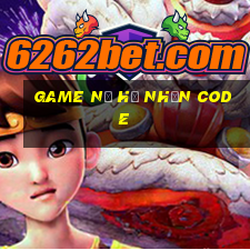 game nổ hũ nhận code