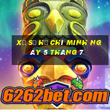 xổ số hồ chí minh ngày 5 tháng 7