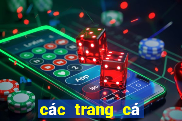 các trang cá độ online uy tín