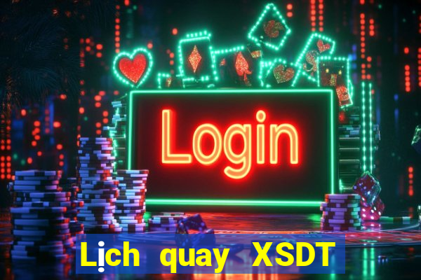 Lịch quay XSDT 6x36 Thứ 2