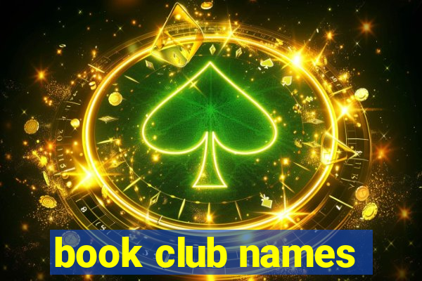 book club names