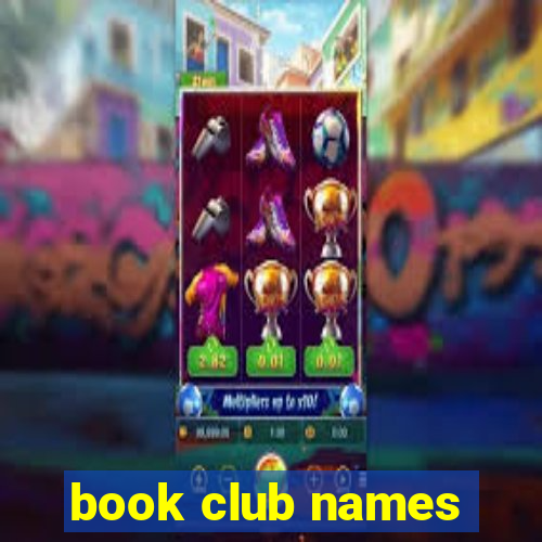 book club names