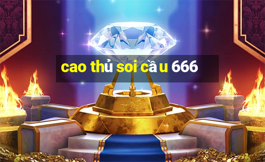 cao thủ soi cầu 666