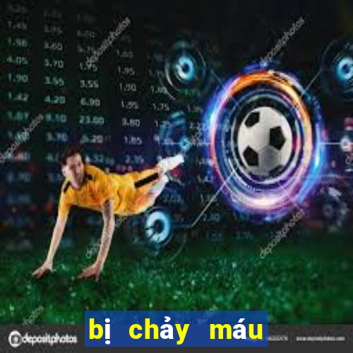 bị chảy máu đánh con gì