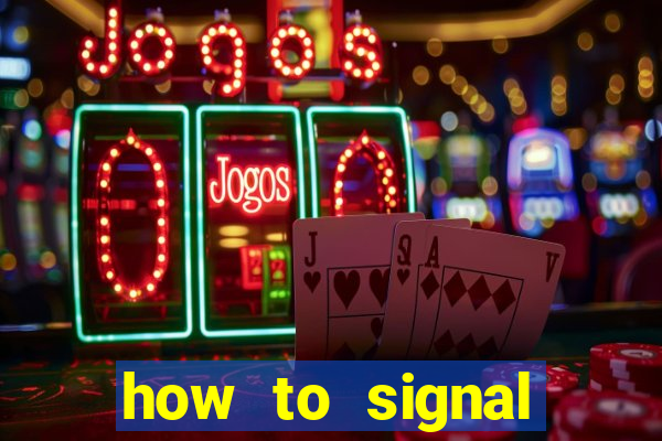 how to signal double down in blackjack