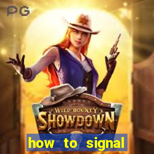 how to signal double down in blackjack