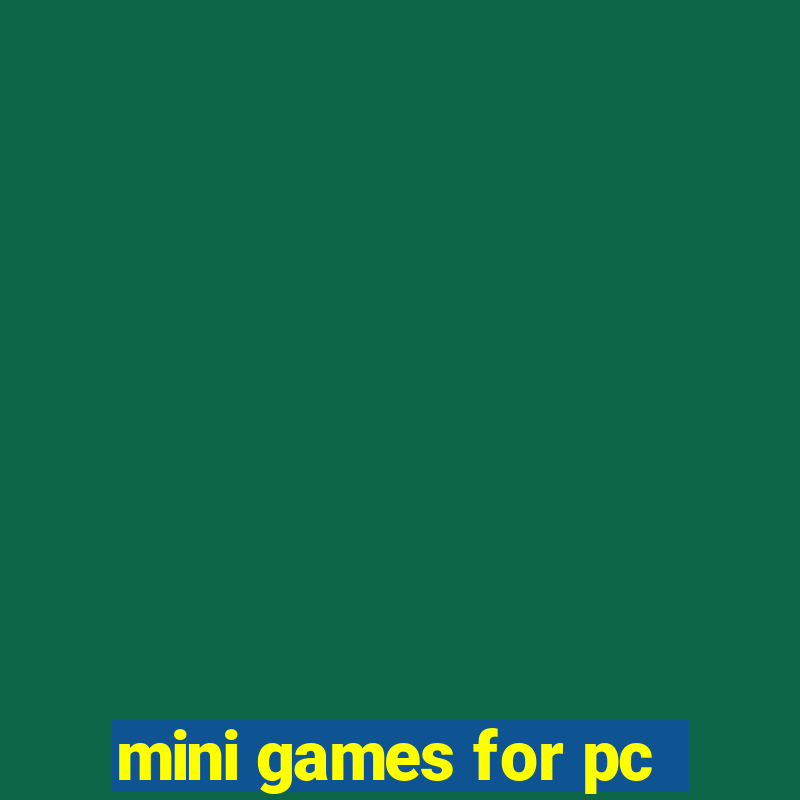 mini games for pc