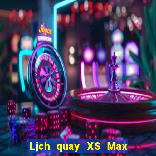 Lịch quay XS Max 3D ngày 24