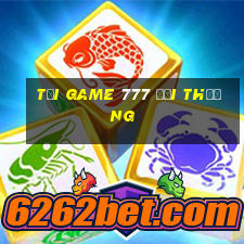 tai game 777 doi thuong