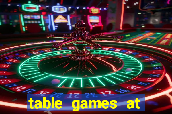 table games at odawa casino