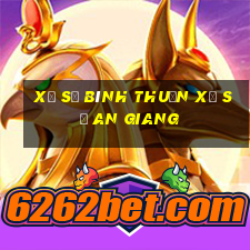 xổ số bình thuận xổ số an giang