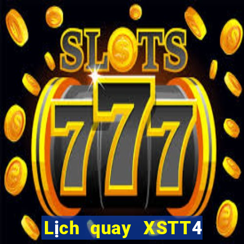 Lịch quay XSTT4 ngày 16