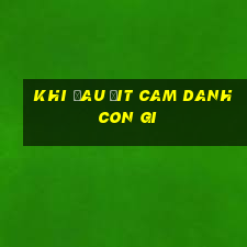 khi đau đit cam danh con gi