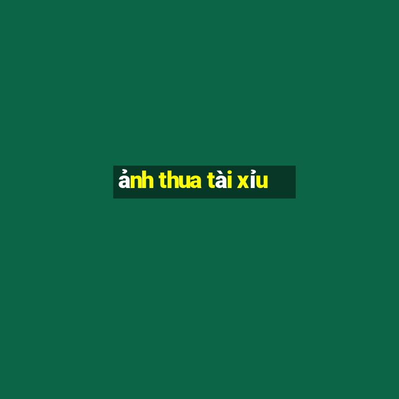 ảnh thua tài xỉu