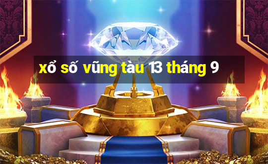 xổ số vũng tàu 13 tháng 9