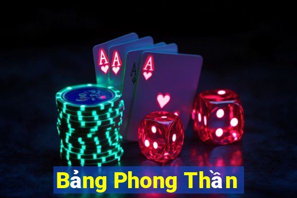 Bảng Phong Thần