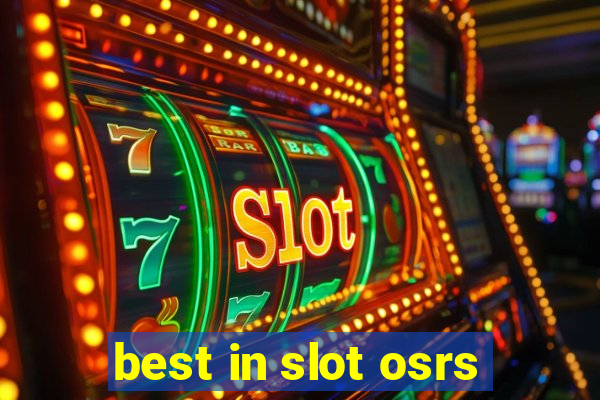 best in slot osrs