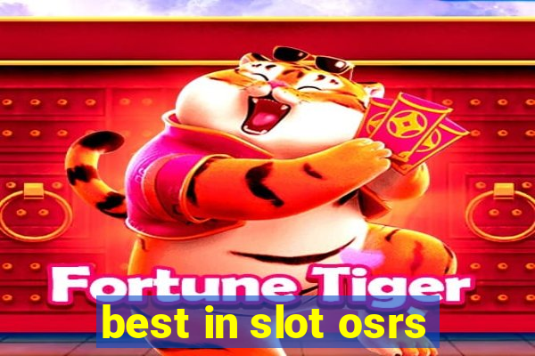 best in slot osrs