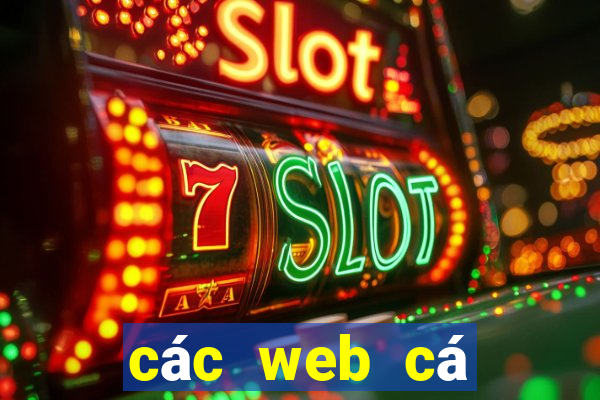 các web cá cược uy tín